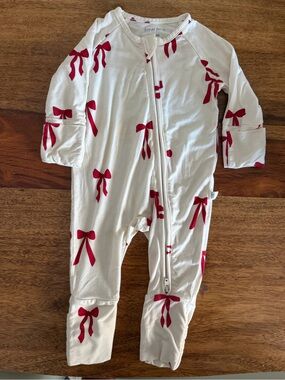 Forever French bamboo zip pajamas